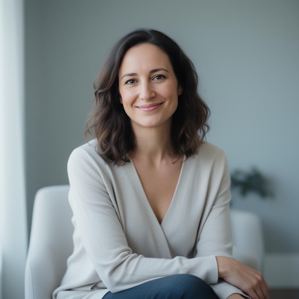 Portrait of the therapist (placeholder — replace with your own photo)